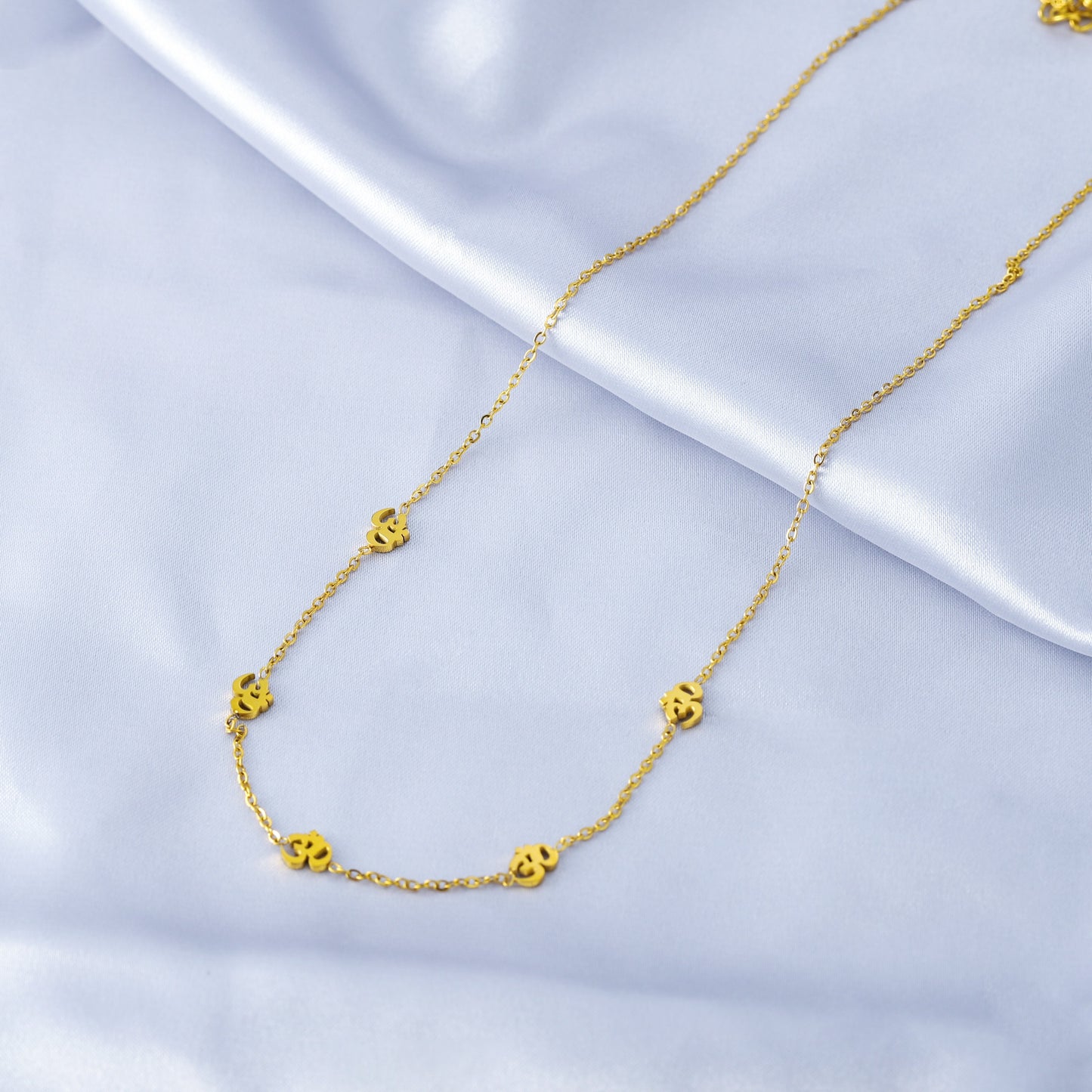 Dainty Om Necklace