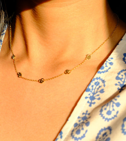 Dainty Om Necklace