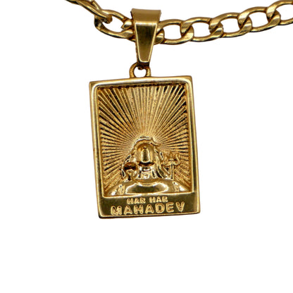 Lord Shiva Chain - Gold