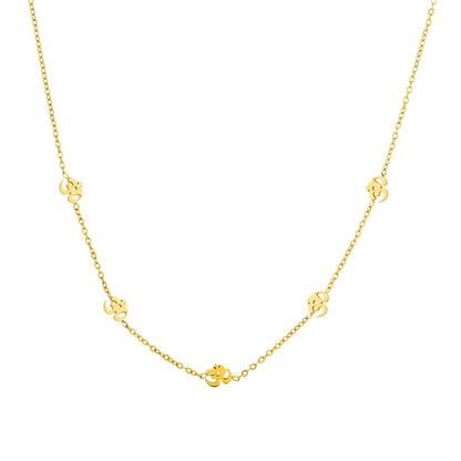 Dainty Om Necklace
