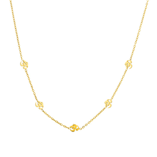 Dainty Om Necklace