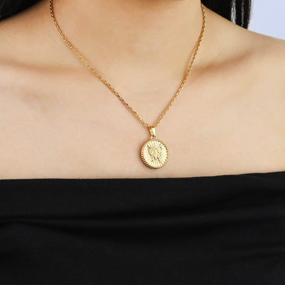 gold goddess kali necklace