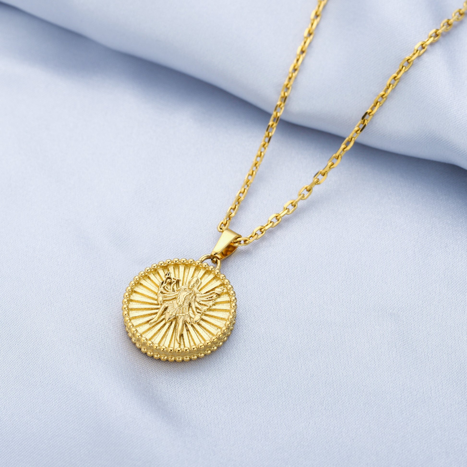 gold goddess kali pendant