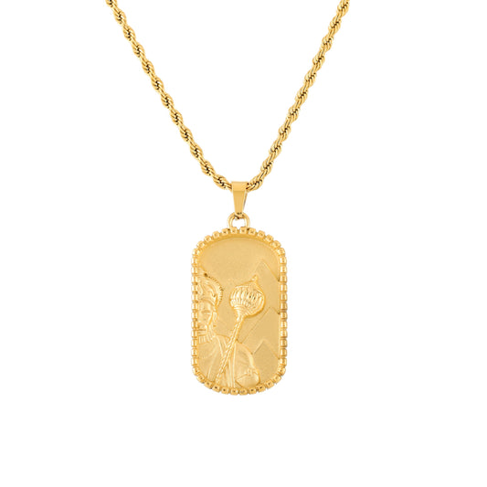 gold hanuman necklace