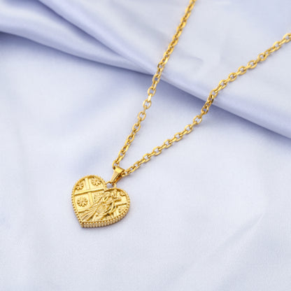 gold ram sita pendant