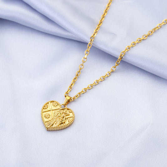 gold ram sita pendant