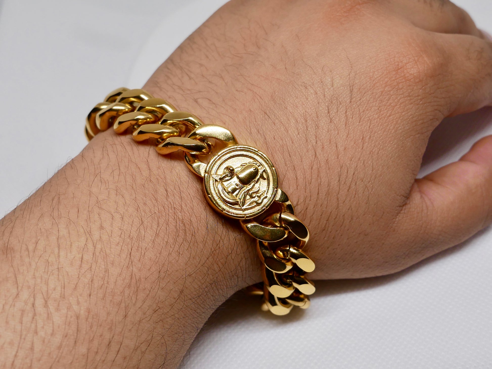 gold shiva bracelet